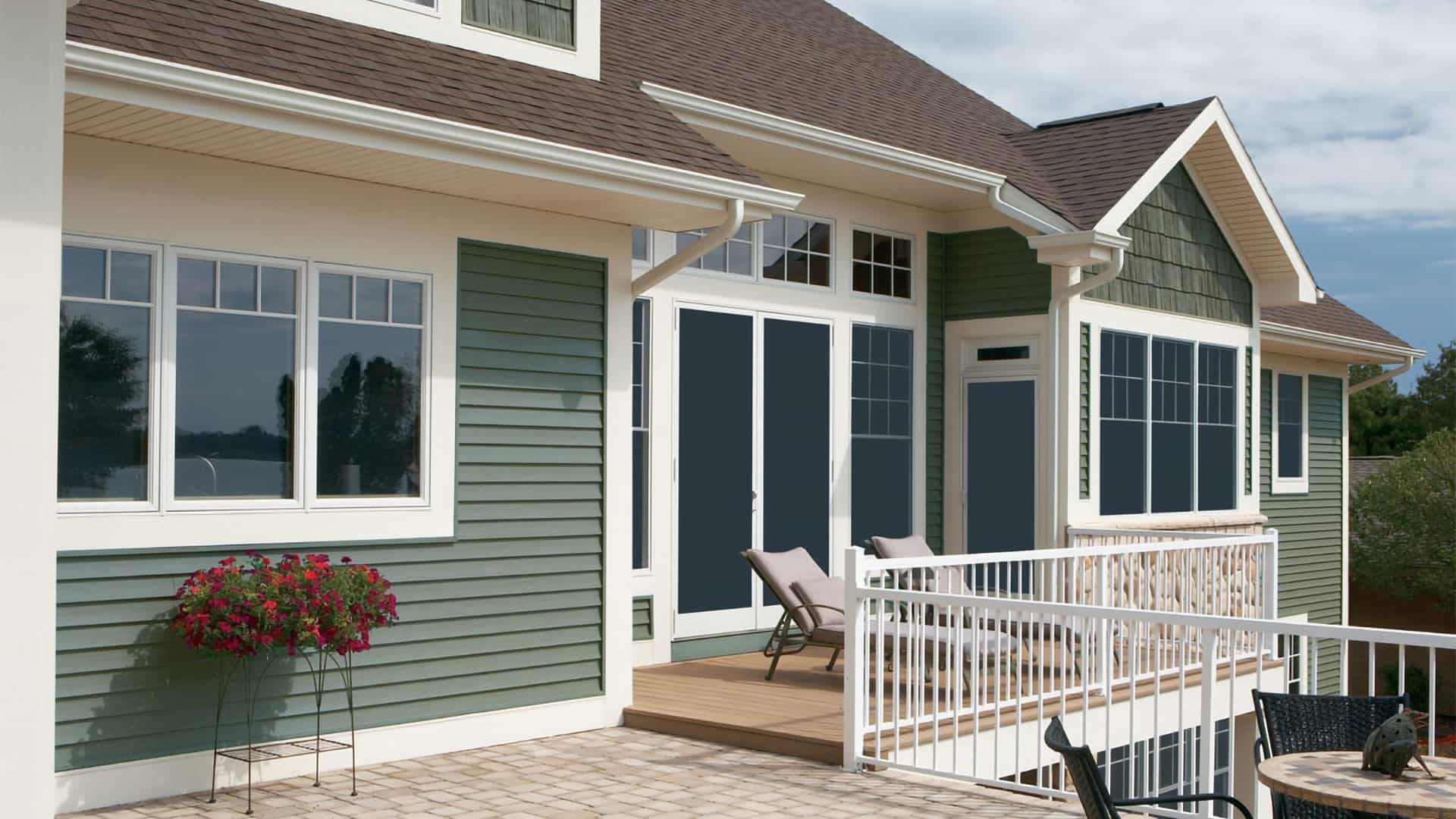 home with vinyl siding