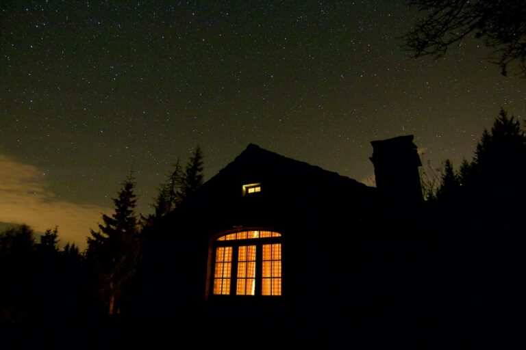 window world jersey coast home at night